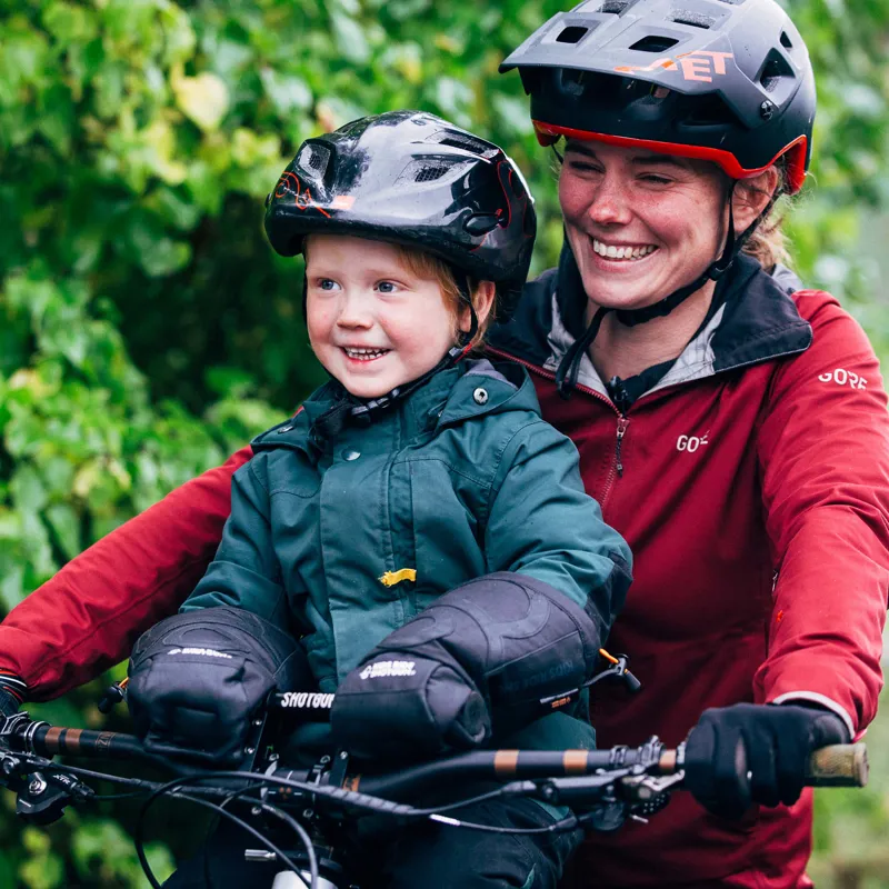 Kids Ride Shotgun Pogies in Black-3